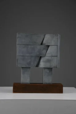 Pamono Chris Verbeek, Broken I, 1977, Zinc and Wood