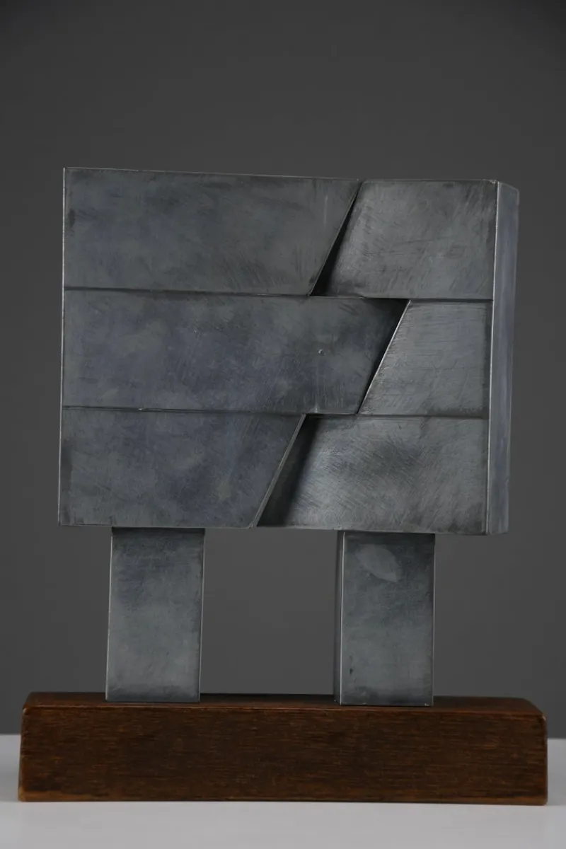 Pamono Chris Verbeek, Broken I, 1977, Zinc and Wood