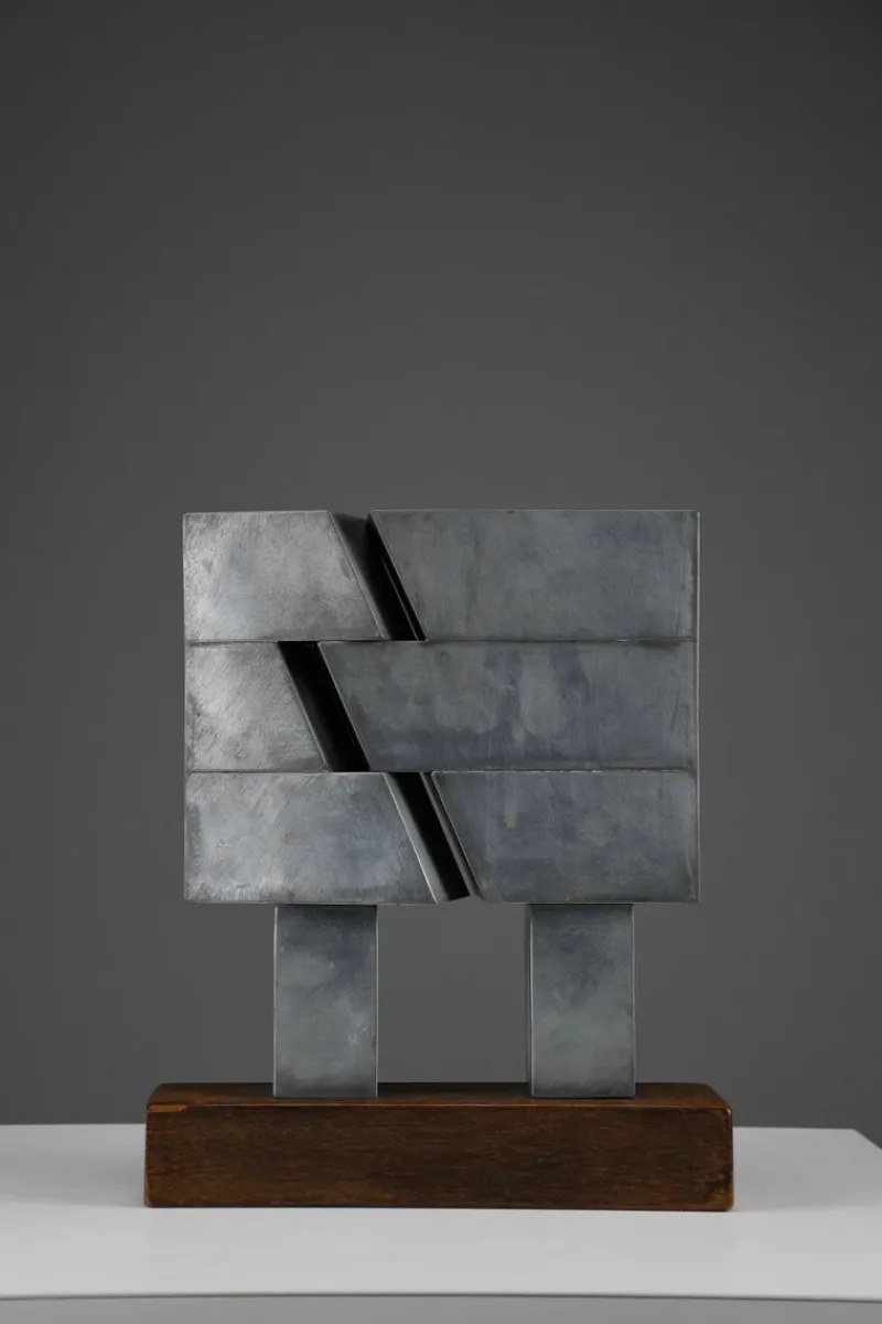 Pamono Chris Verbeek, Broken I, 1977, Zinc and Wood