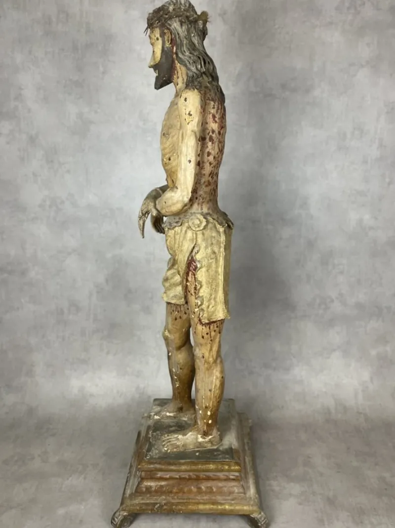 Pamono Christ with Ties, 1480, Limewood> Old Masters