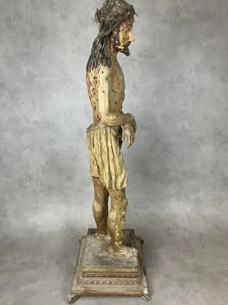Pamono Christ with Ties, 1480, Limewood> Old Masters