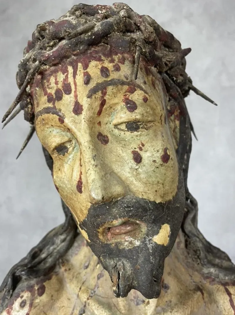 Pamono Christ with Ties, 1480, Limewood> Old Masters