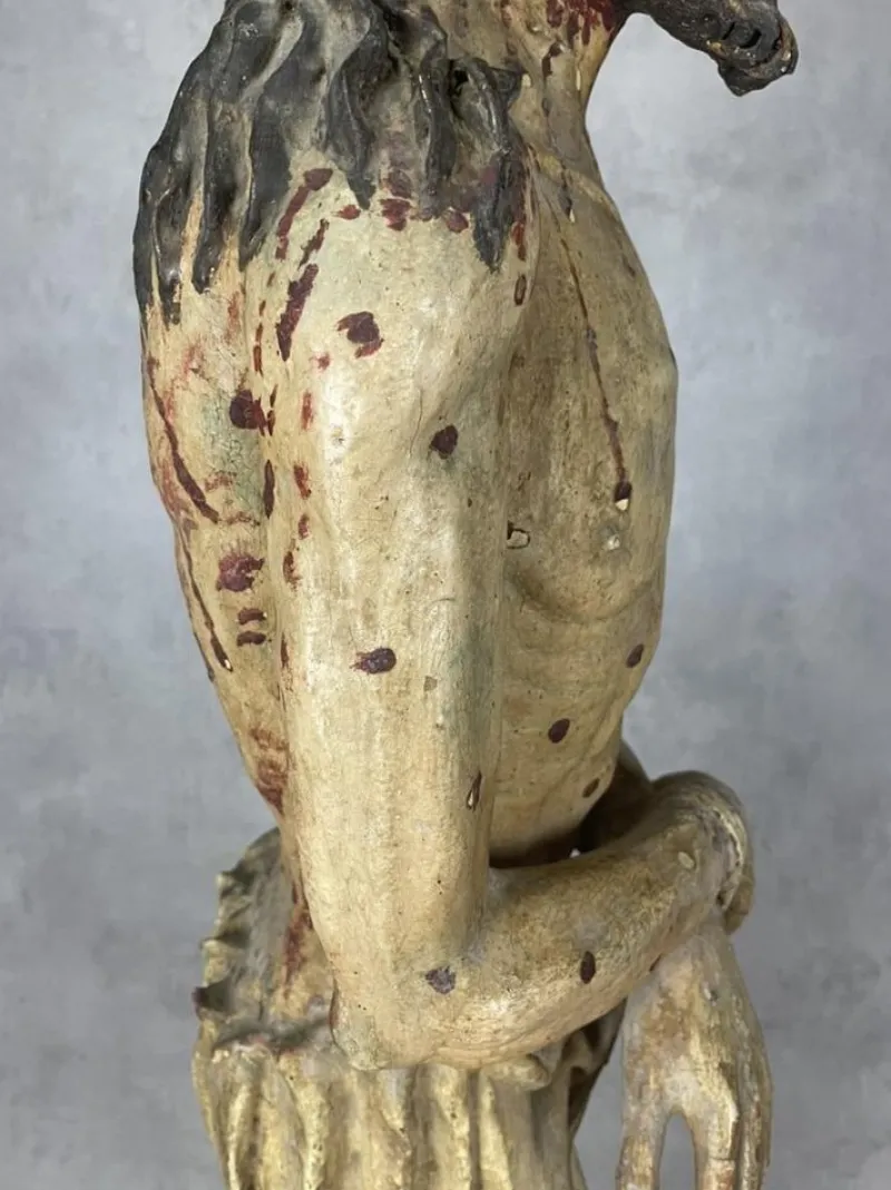 Pamono Christ with Ties, 1480, Limewood> Old Masters