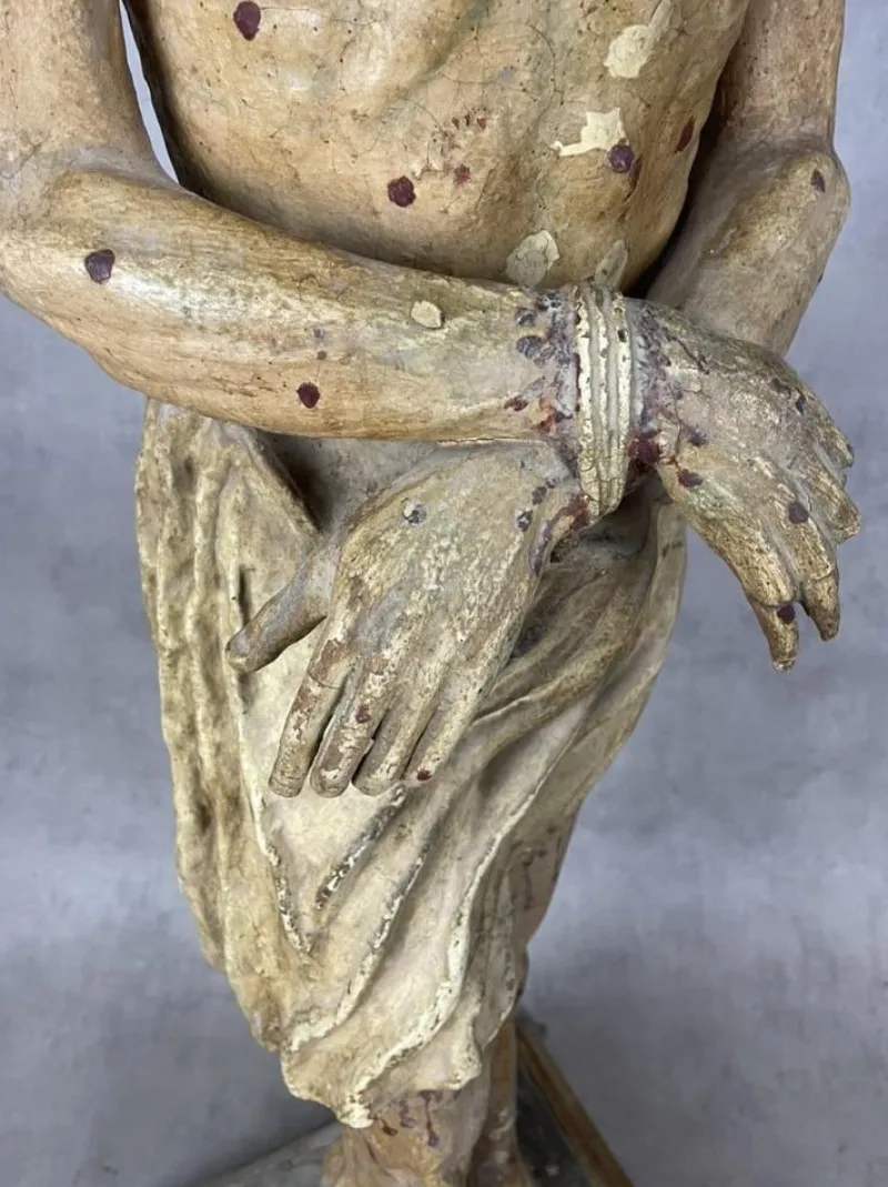 Pamono Christ with Ties, 1480, Limewood> Old Masters