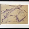 Pamono Christian Rohlfs, Berg mit Mond, Drawing, Certificate of Authenticity, Provenance: Paul Vogt, Essen> Work On Paper