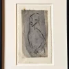 Pamono Christian Rohlfs, Männchen, Charcoal & Watercolor, Certificate of Authenticity, Provenance: Paul Vogt, Essen> Work On Paper