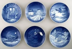 Hot Pamono Christmas Plates from Bing & Grondahl, 1950s, Set of 21