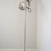 Pamono Chrome Ball Floor Lamp, 1970s> Floor Lamps