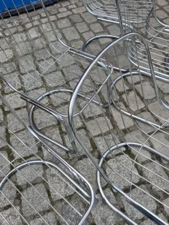 Pamono Chrome Cantilever Chair by Gastone Rinaldi><noscript><img width=