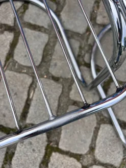 Pamono Chrome Cantilever Chair by Gastone Rinaldi><noscript><img width=