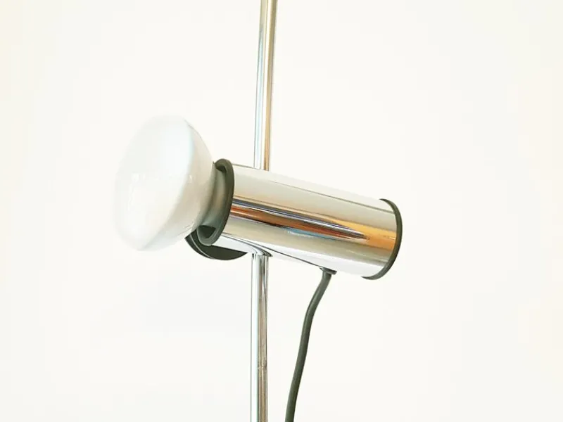 Pamono Chrome Plated Metal Molla Floor to Ceiling Lamp from Lumenform, 1970s> Floor Lamps