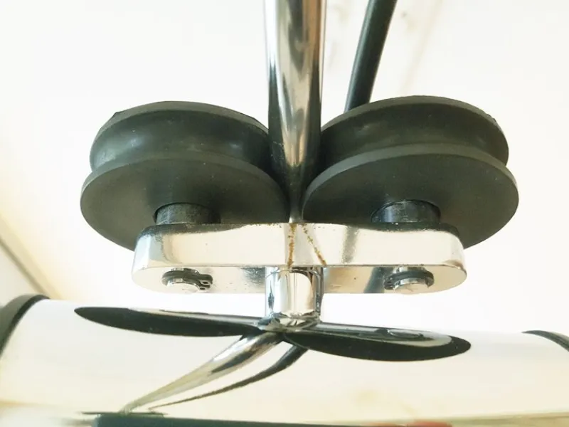 Pamono Chrome Plated Metal Molla Floor to Ceiling Lamp from Lumenform, 1970s> Floor Lamps