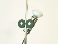 Pamono Chrome Plated Metal Molla Floor to Ceiling Lamp from Lumenform, 1970s><noscript><img width=