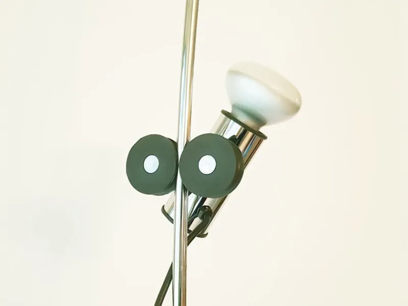 Pamono Chrome Plated Metal Molla Floor to Ceiling Lamp from Lumenform, 1970s> Floor Lamps