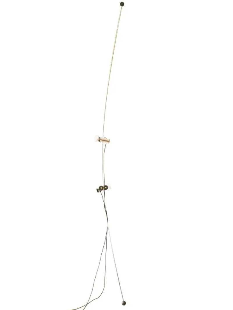Pamono Chrome Plated Metal Molla Floor to Ceiling Lamp from Lumenform, 1970s> Floor Lamps