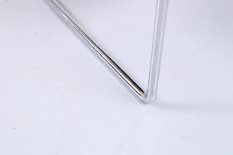 Pamono Chrome Steel and Black Leather Magazine Rack from Brabantia, 1960s> Magazine Racks