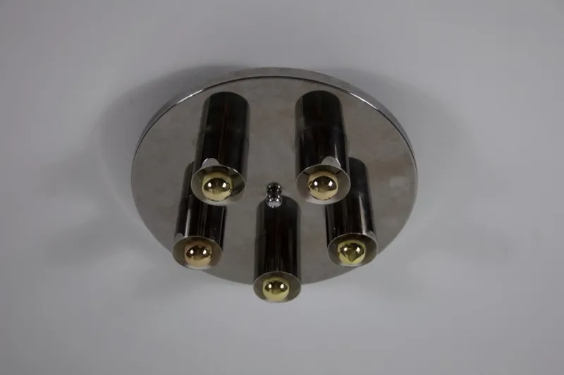 Pamono Chrome Wall Lamp from Cosack, 1970s> Wall Lights & Sconces
