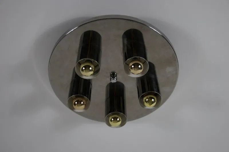 Pamono Chrome Wall Lamp from Cosack, 1970s> Wall Lights & Sconces