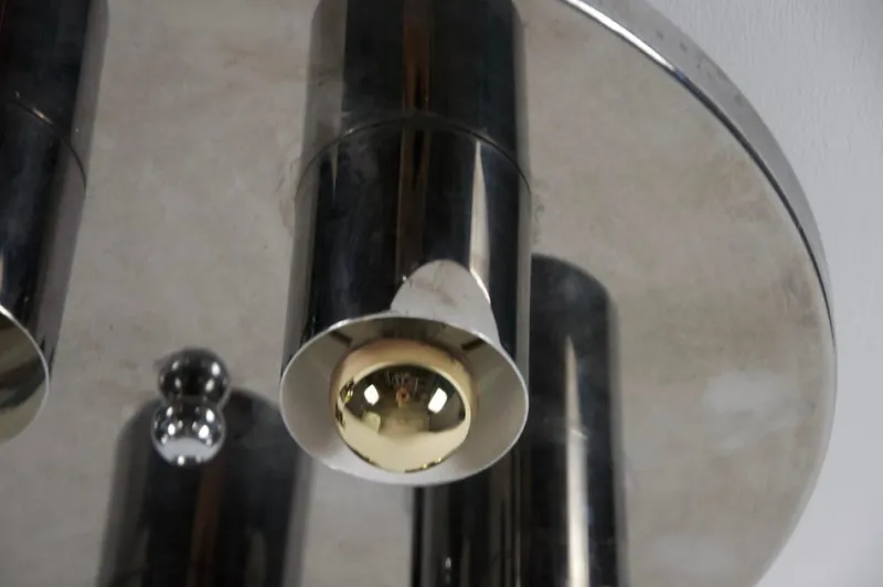 Pamono Chrome Wall Lamp from Cosack, 1970s> Wall Lights & Sconces