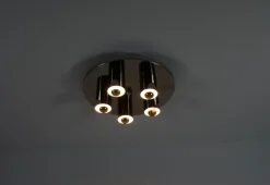 Pamono Chrome Wall Lamp from Cosack, 1970s><noscript><img width=