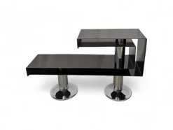Pamono Chromed and Painted Metal Entrance Console Table, 1970s><noscript><img width=