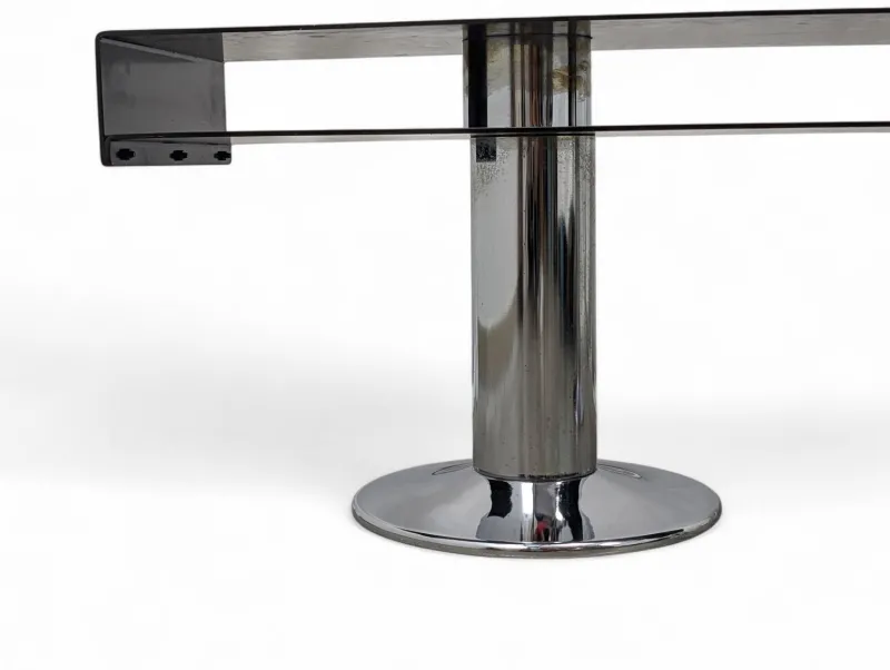 Pamono Chromed and Painted Metal Entrance Console Table, 1970s> Console Tables