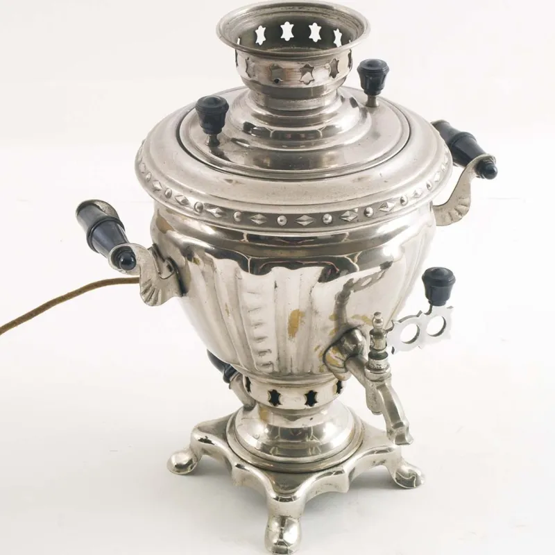 Pamono Chrome-Plated Brass Samovar from 3WB, 1969> Bottles, Carafes & Jugs
