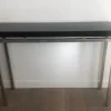 Online Pamono Chrome-Plated Console with Black Lacquered Top
