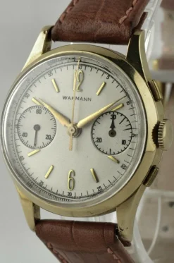 Hot Pamono Chronograph Watch from Wakmann, Switzerland, 1950s