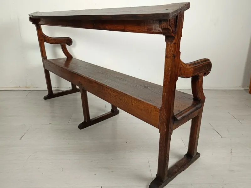 Pamono Church Benches in Oak> Benches