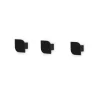 Outlet Pamono Cielo Wall Hooks in Black by Woodendot, Set of 3