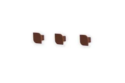 Clearance Pamono Cielo Wall Hooks in Walnut by Woodendot, Set of 3