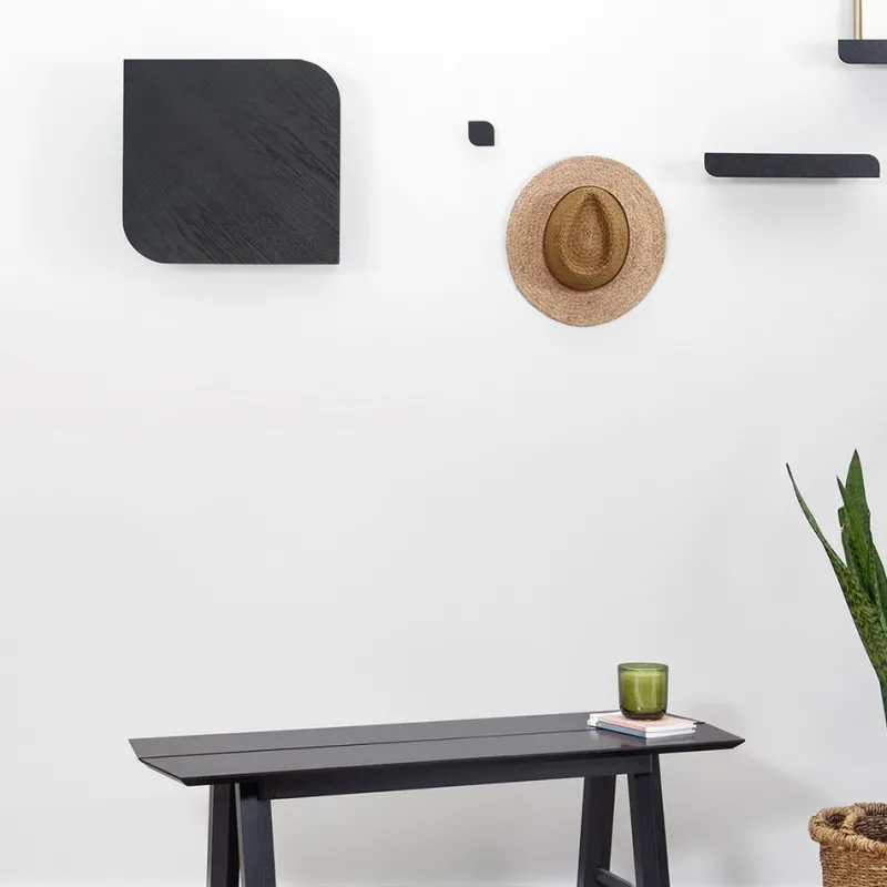Online Pamono Cielo Wall Hooks in White by Woodendot, Set of 3