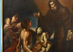 Pamono Cignani, Miracle of Saint Francis, 1700, Oil on Canvas, Framed><noscript><img width=