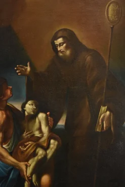 Pamono Cignani, Miracle of Saint Francis, 1700, Oil on Canvas, Framed><noscript><img width=