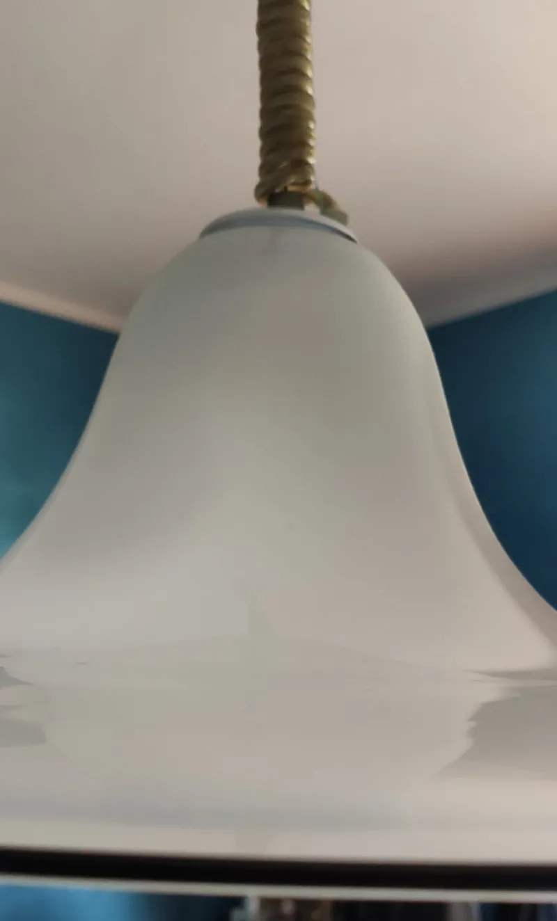Pamono Cinea Murano Glass Pendant Lamp by Renato Toso for Leucos, 1970s> Ceiling Lights