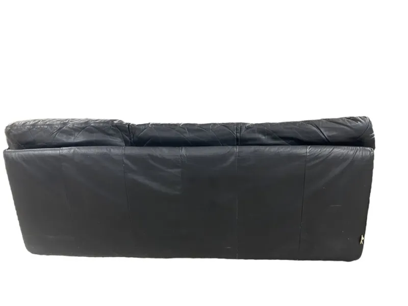Pamono Cinna Black Leather Sofa, 1970> Couches & Sofas