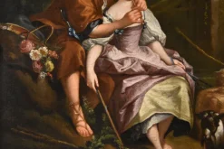 Discount Pamono Circle of Francois Bouche, Gallant Scenes, 1750, Oil on Canvases, Framed, Set of 2