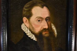 Best Pamono Circle of Frans Pourbus, Portrait of a Man, 1570, Oil on Canvas