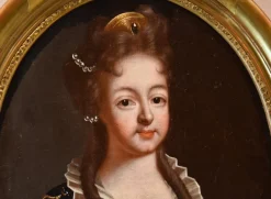 Best Pamono Circle of Pierre Gobert, Portraits Philip V King of Spain & Luisa Savoy Gobert, 1720, Oil on Canvases, Framed, Set of 2