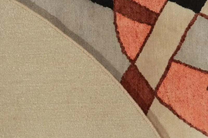 Pamono Circle Rug from R&K Principal Jahanshah Nazmiyal> Carpets & Textiles|Carpets & Textiles