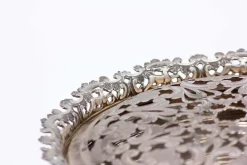 Pamono Circular Silver Flower Pot><noscript><img width=
