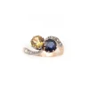 Online Pamono Citrine and Sapphire Toi Moi Ring