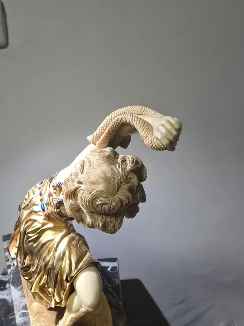 Pamono Claire Jeanne Roberte Colinet, Dancer of Carthage, 1940, Bronze> Art Deco