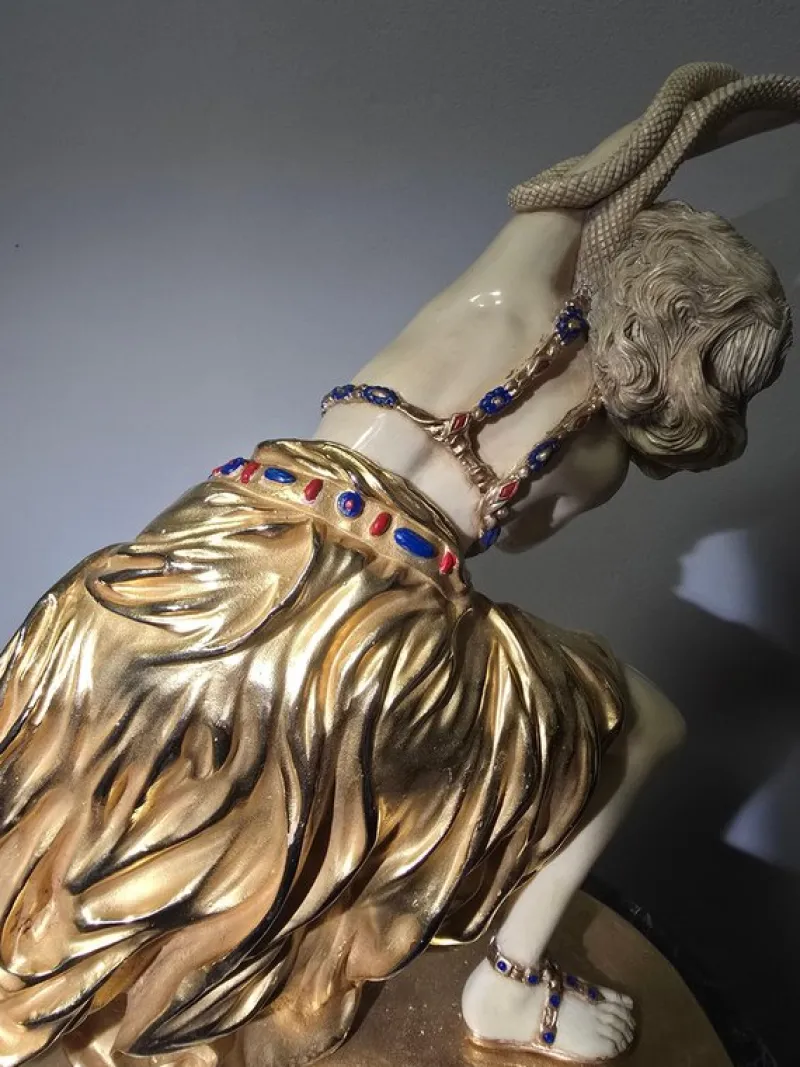 Pamono Claire Jeanne Roberte Colinet, Dancer of Carthage, 1940, Bronze> Art Deco