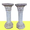 Clearance Pamono Classic Twin Stone Columns for Roman Style Entrances or Gardens, Set of 2
