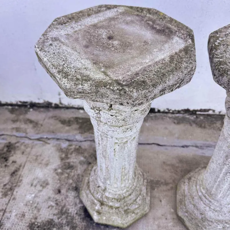 Clearance Pamono Classic Twin Stone Columns for Roman Style Entrances or Gardens, Set of 2