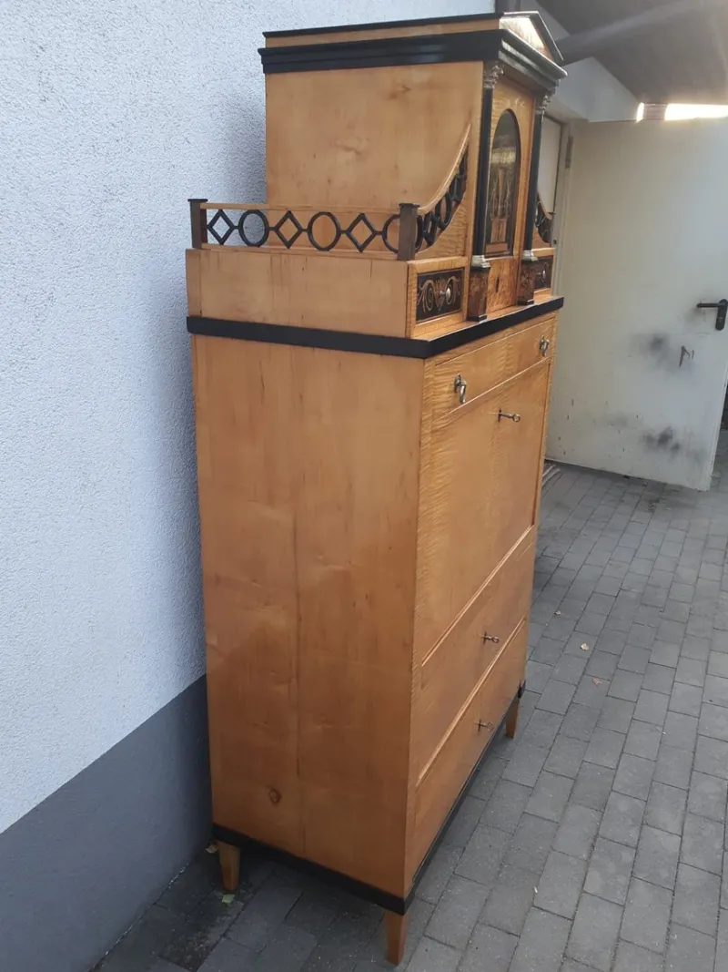 Pamono Classicist Secretaire in Maple, 181> Secretaires