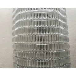 Discount Pamono Clear Diamanted Rectangular Murano Glass Wall Sconce by Simoeng