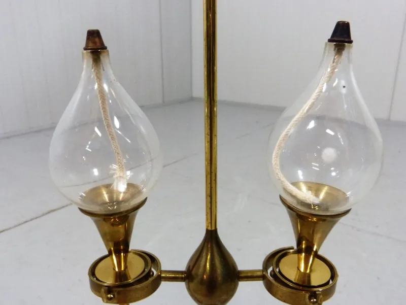 Pamono Clear Drops Oil Lamp by Freddie Andersen, 1970s> Candleholders